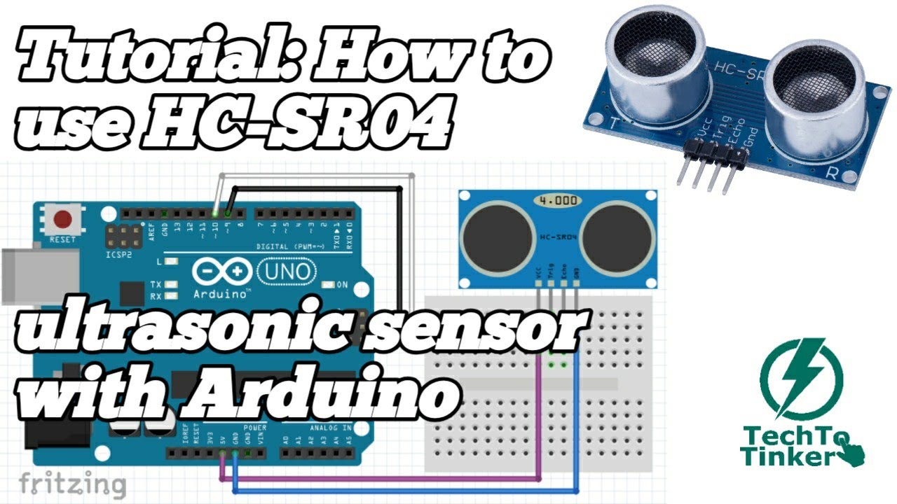 TUTORIAL: How to use HC-SR04 Ultrasonic Sensor with Arduino