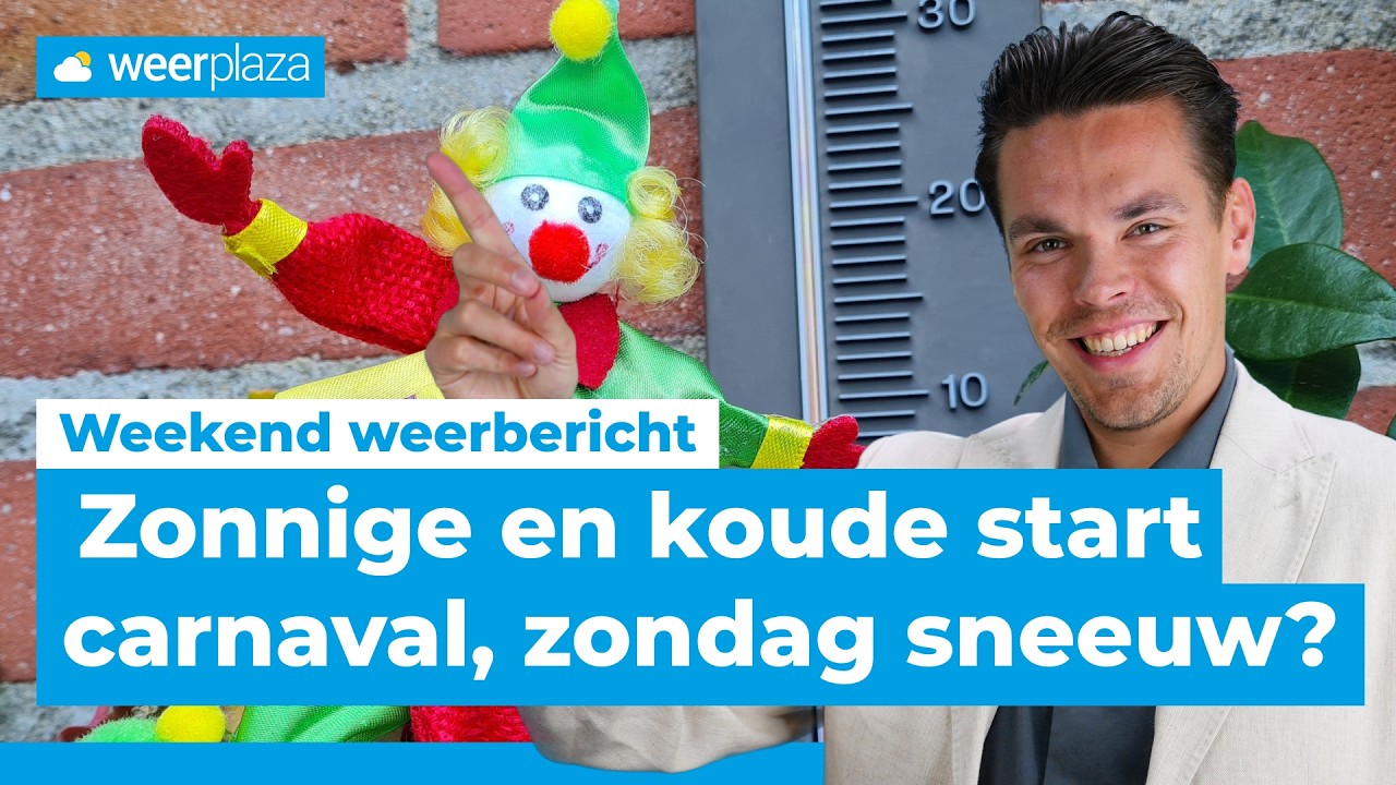 Koude start en zondag tijdelijk sneeuwkansen! | Weekend weerbericht