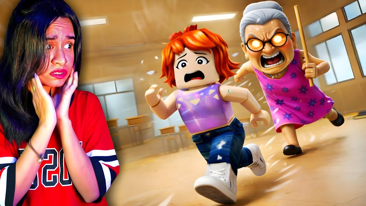 I NEEDED MY SUBSCRIBERS TO SURVIVE GRANNY IN ROBLOX!😱⁨@maalbro⁩