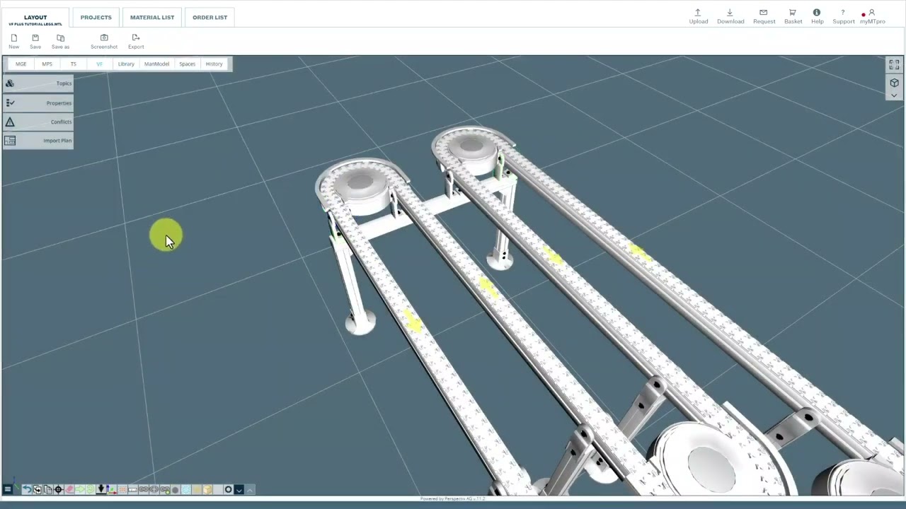 Bosch Rexroth MTpro Online Designer HowTo video – VarioFlow plus elements