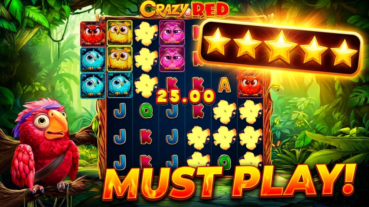 Crazy Red New Amusnet Cluster Slot - Features, RTP, Free Spins & Max Win (2026)