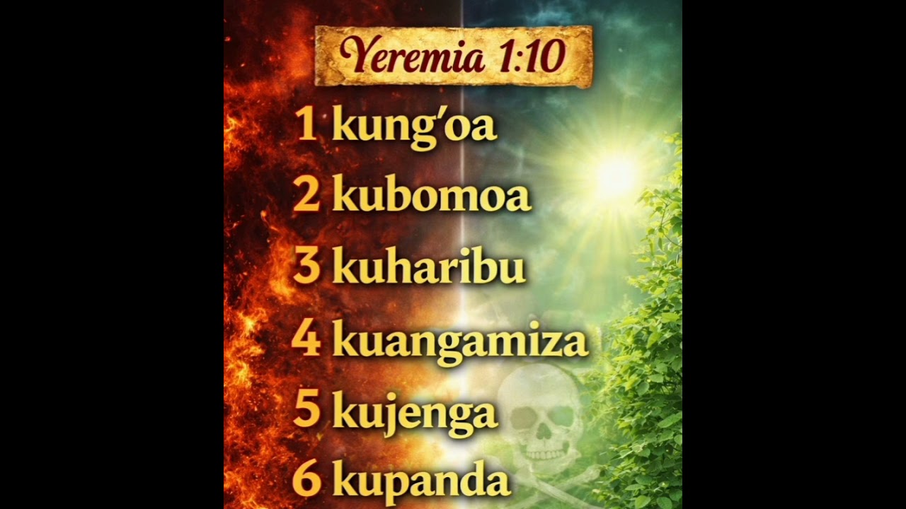 Fanya mambo sita ya kiroho