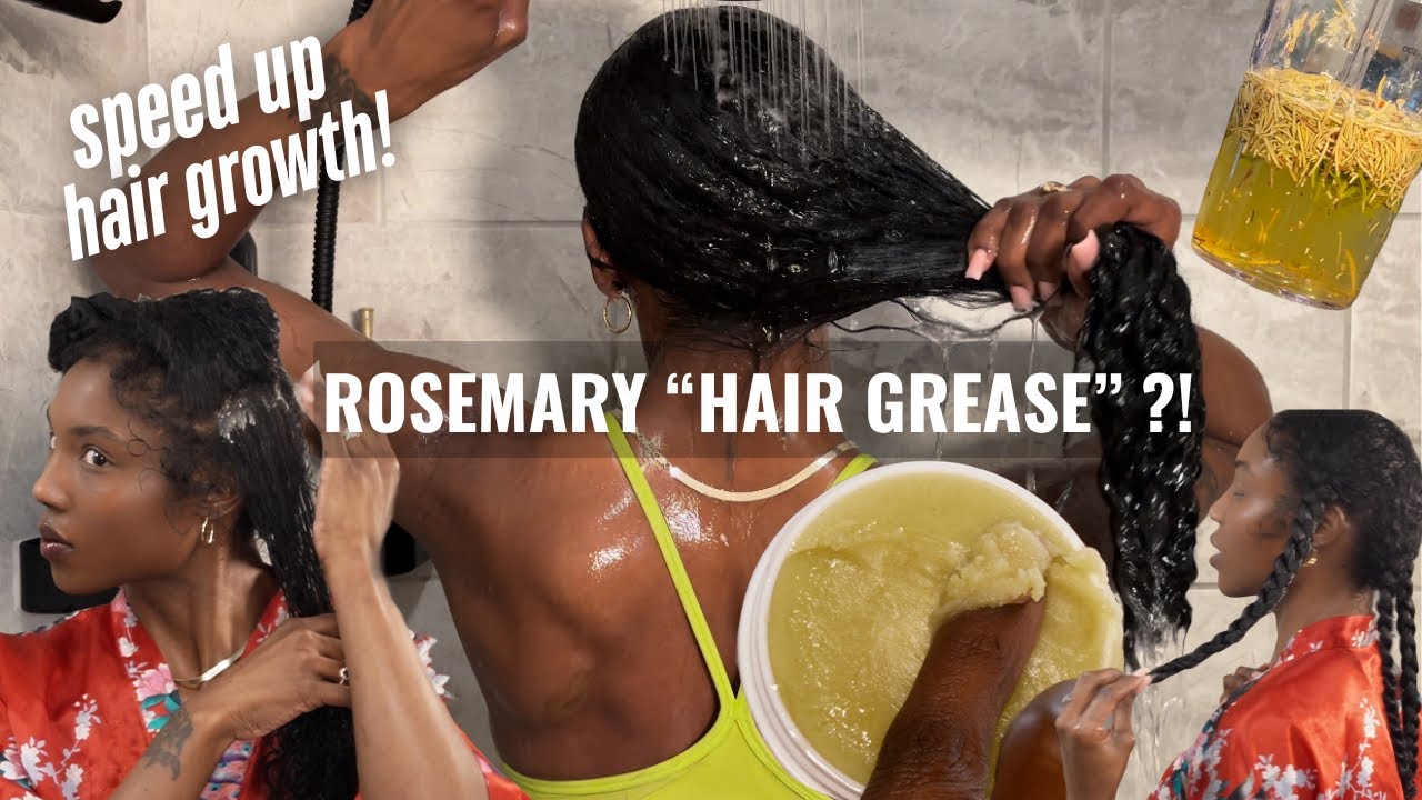 Rosemary Hair Grease: SPEED UP YOUR HAIR GROWTH!!!