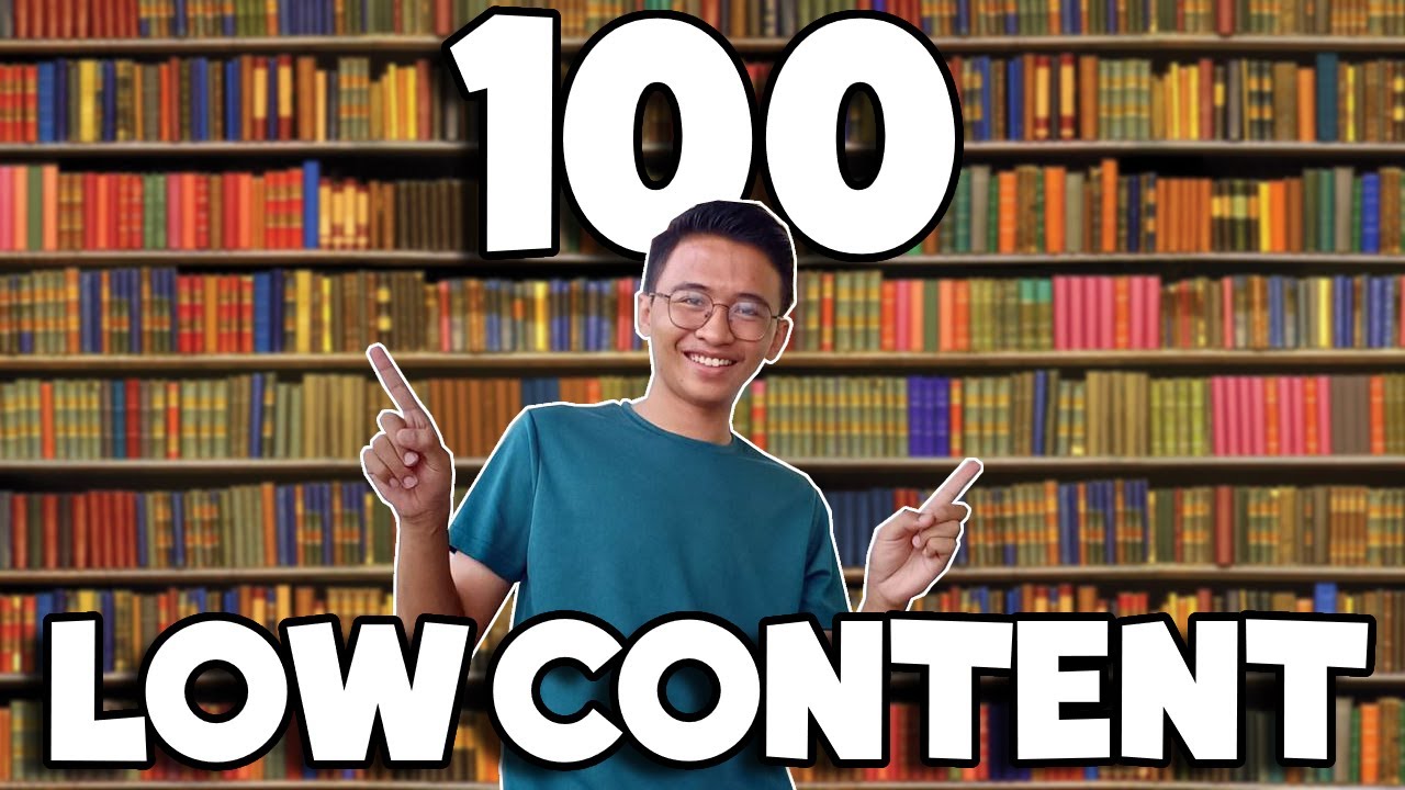 100 Low Content Book Ideas for Amazon KDP