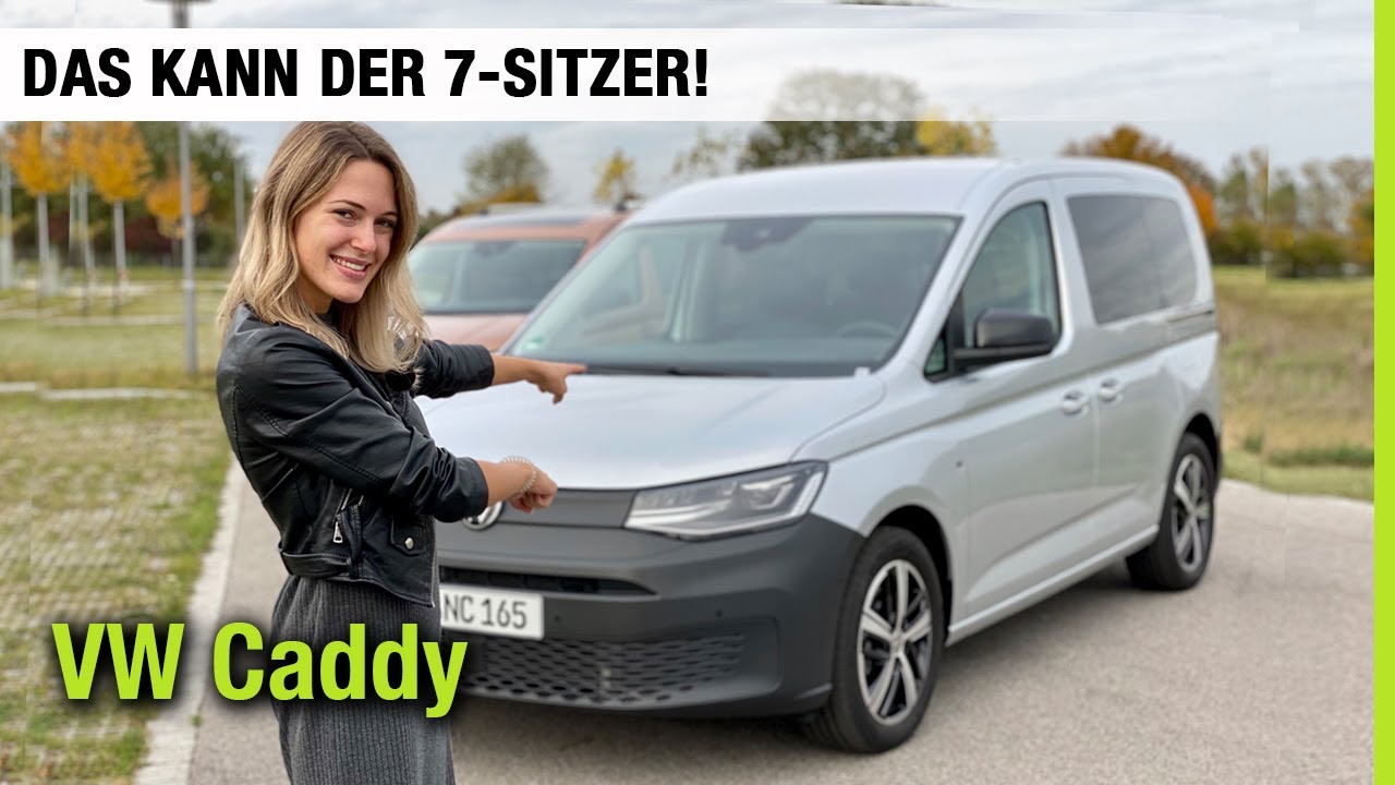 VW Caddy (2021) 🤍 Das kann der 7-Sitzer! 💺 Fahrbericht | Review | Test | Vergleich | DSG | Motoren