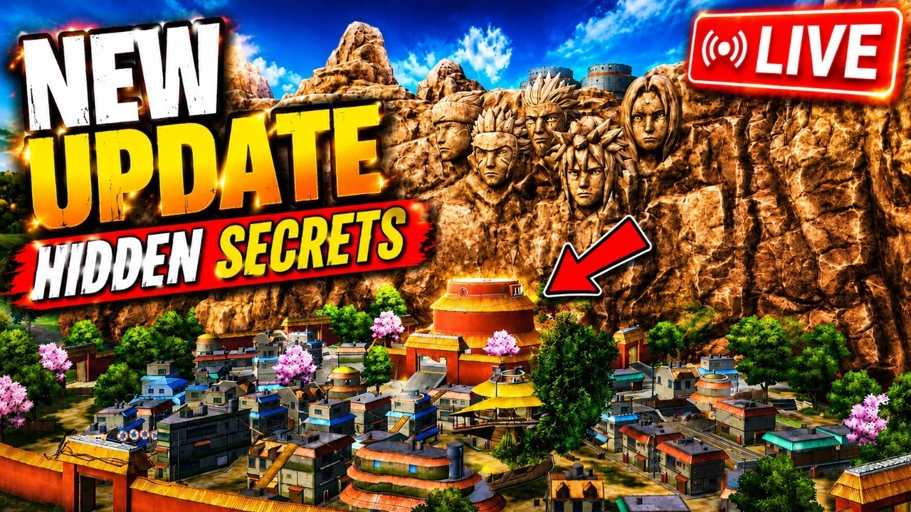 🔴 LIVE | PUBG MOBILE x NARUTO - ALL Hidden Chambers & Hidden Secrets! 🔥