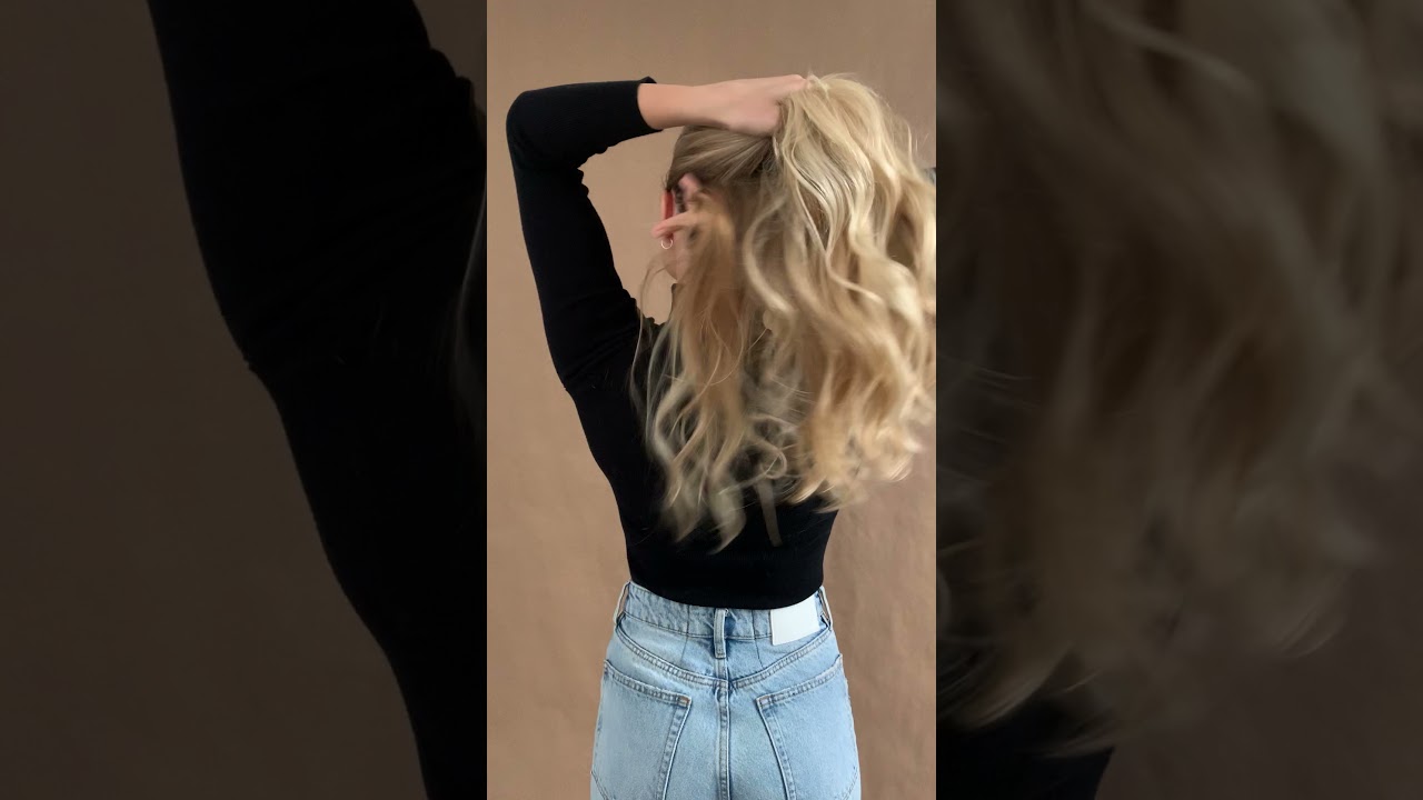 How to style a simple ponytail with a scrunchie | by Katrin