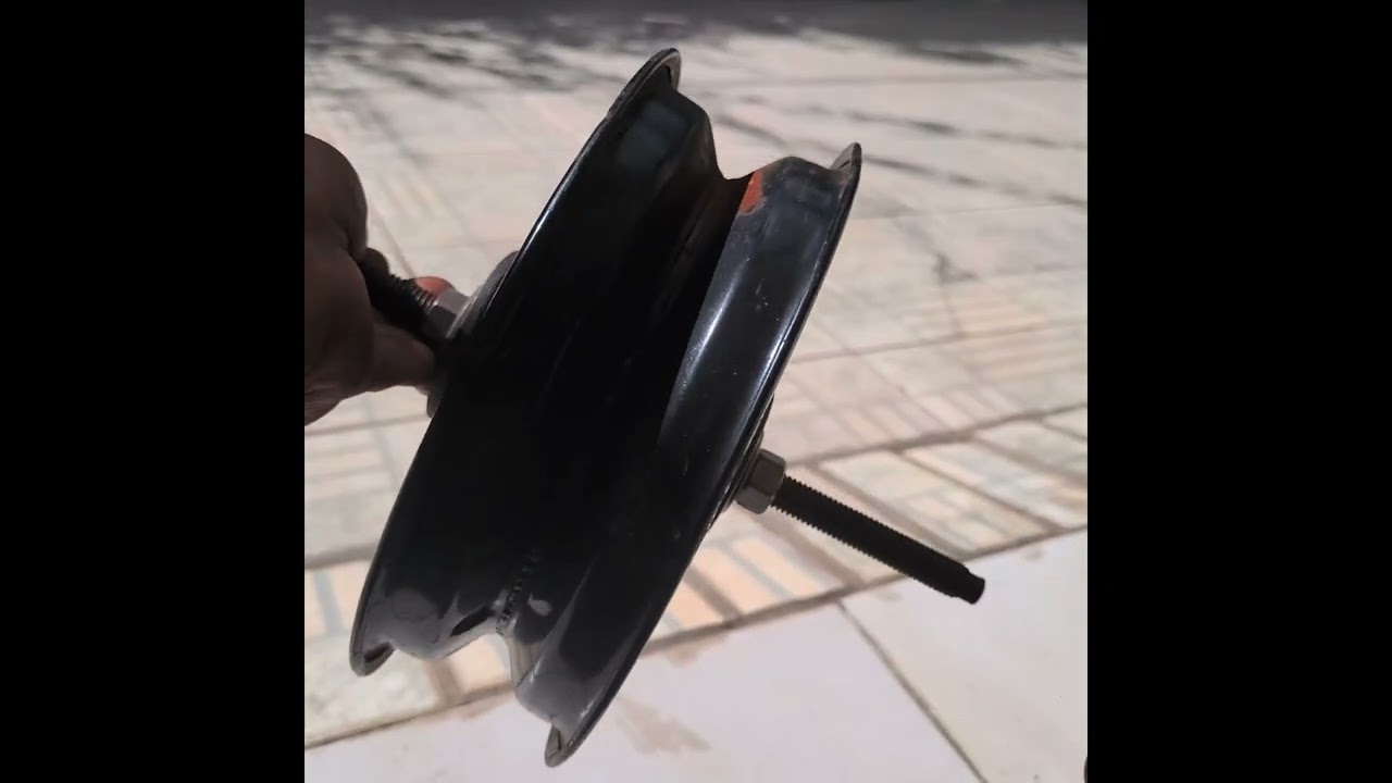 Como montar rolamento sem ferramenta, usando um parafuso