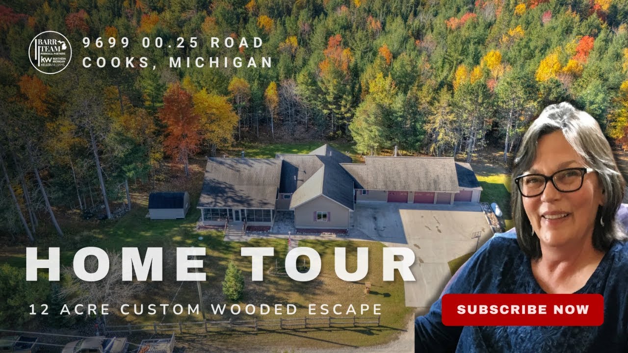 Custom Home on 12 Acres Bordering Hiawatha National Forest | Upper Peninsula MI