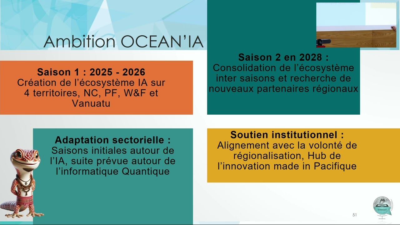 OCEAN'IA : le premier programme de formation innovante à l'IA dans le Pacifique
