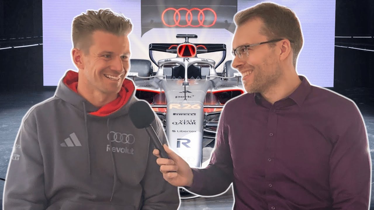 Backstage beim Audi-Launch: Was Hülkenberg mit dem R26 erreichen will