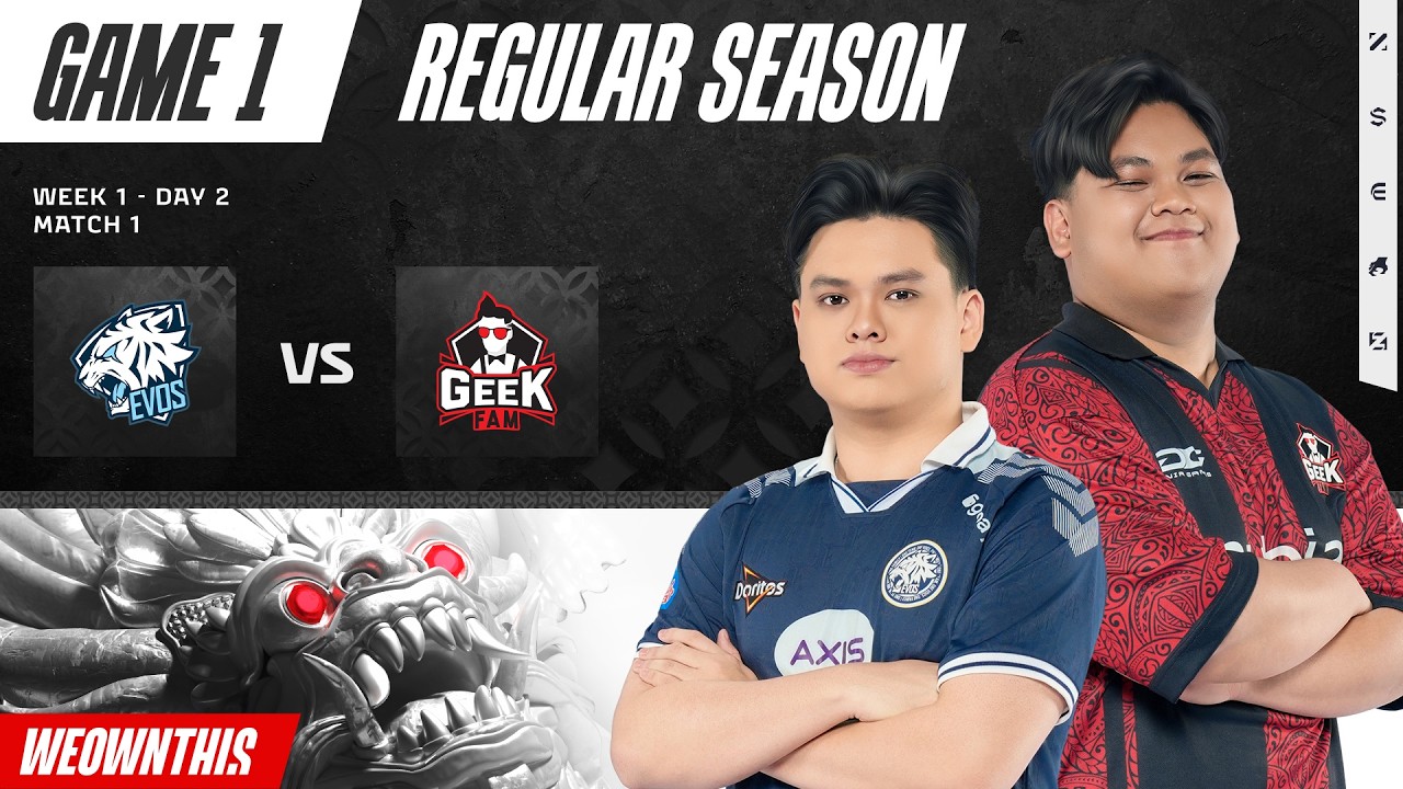 EVOS vs GEEK | Regular Season Week 1 Day 2 | Game 1 | #MPLIDS17