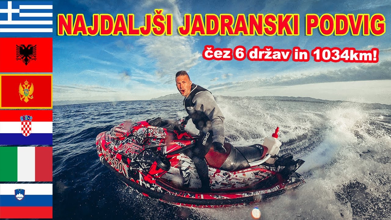 Najdaljši JADRANSKI JETSKI trip čez 6 držav in 1034km po vodi! #4