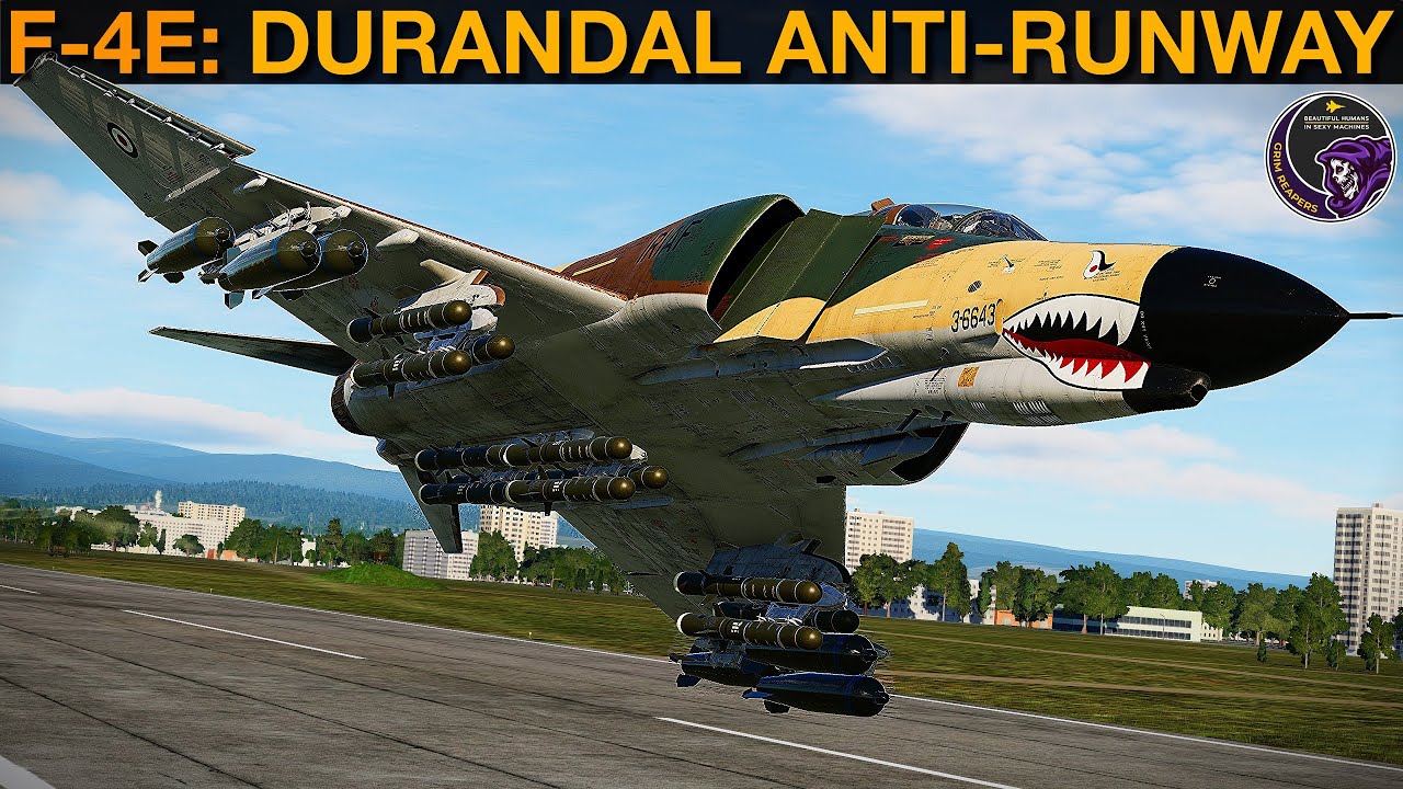 F-4E Phantom: BLU-107/B Durandal & CBU-52B Cluster Bomb Anti-Runway Guide | DCS