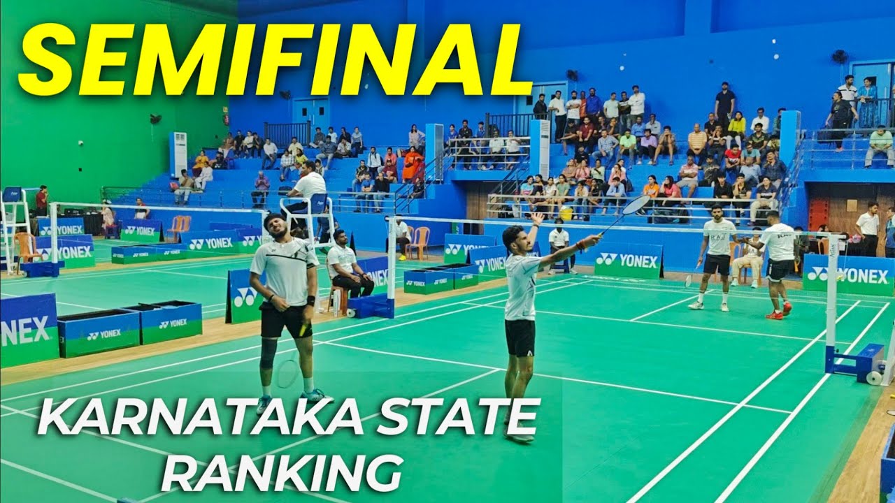 CHIRANJEEVI REDDY/SUHAS Vs KUSHAL RAJ/PRAKASH RAJ | Karnataka State Ranking Badminton SEMIFINAL-URWA