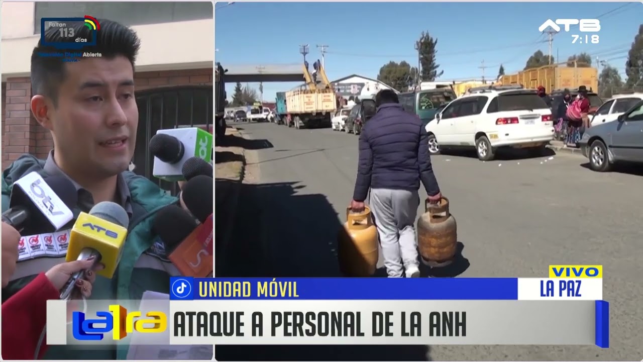 Agreden a personal de la ANH y policías tras incautación de garrafas en El Alto