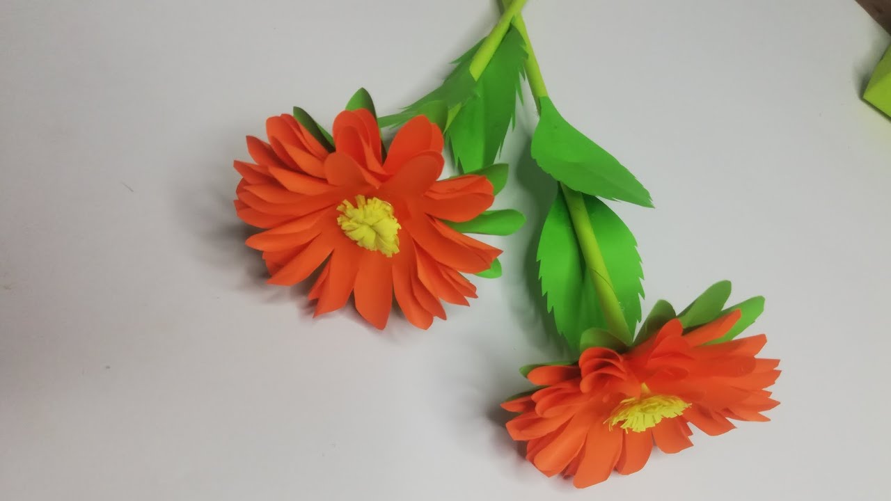 DIY Flower Craft Amazing Idea | Beautiful Flowers with Soft Paper for Office and Room D&eacute;cor 🌺🌹
