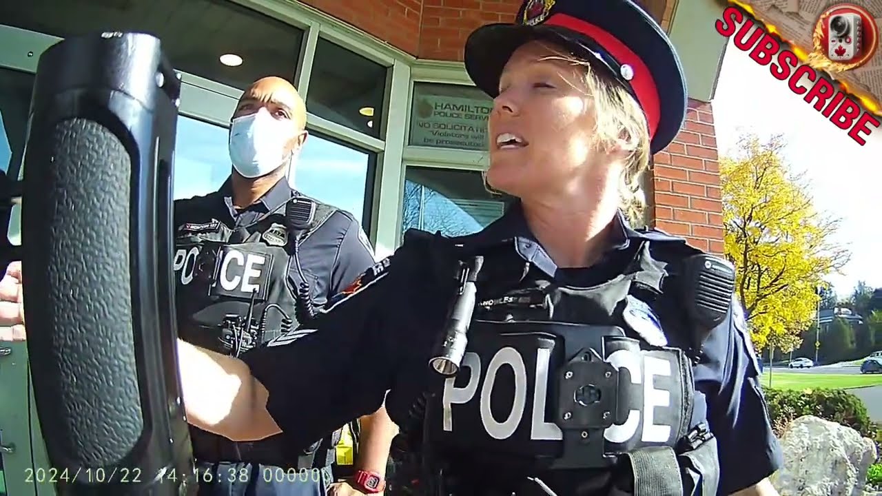 Canada or Korea ? | INTENSE STANDOFF WITH HAMILTON POLICE | #bodycam #unlawful #signs
