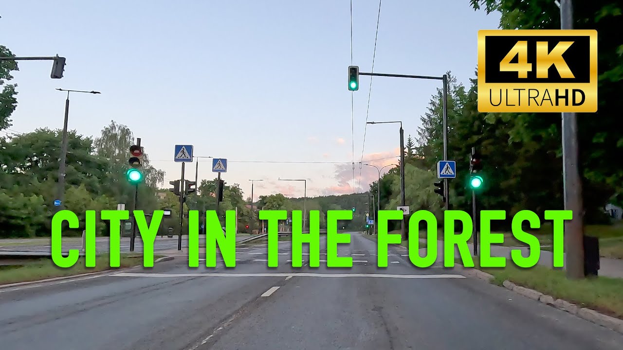 Green City Vilnius #vilnius #green #lithuania #driving #ecology #greencity #forest #street #eco #4k