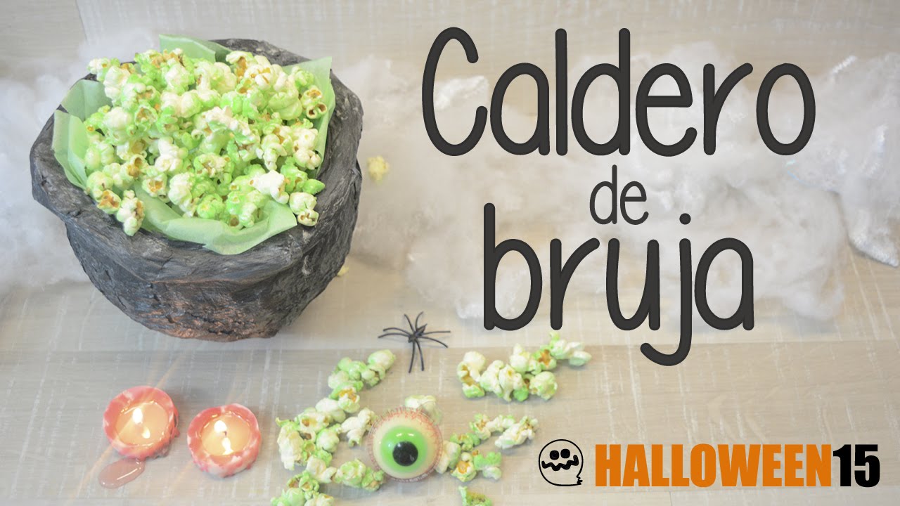 Decoración de Halloween - Caldero de bruja