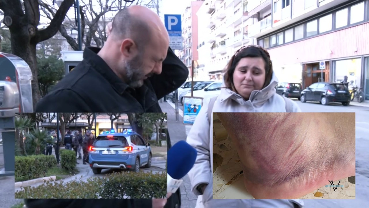 Cade e si fa male. Blitz in piazza Umberto. Sonia e l'amica prese di mira: 
