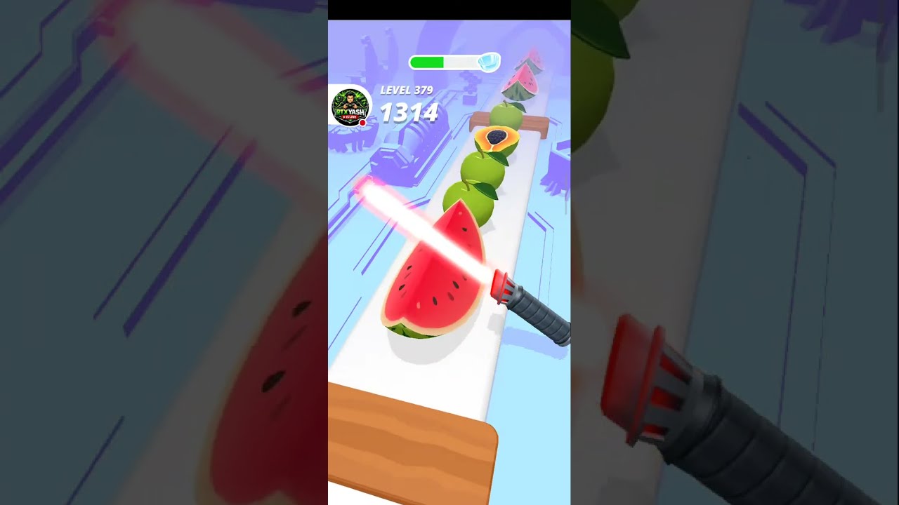 PERFECT SLICE LIVE 😱 | Satisfying Cutting Gameplay | 99% Fail 😍#PerfectSlice#PerfectSliceLive
