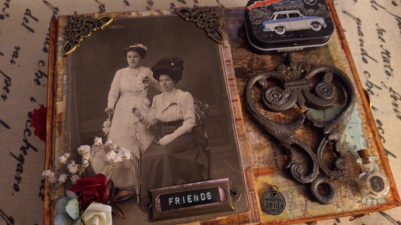 Altered cigar box and Journal 