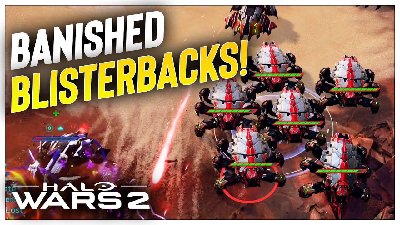 he tried to Counter us with BLISTERBACKS! Halo Wars 2
