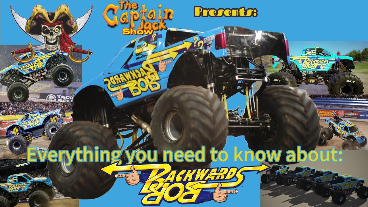 Everything you need to know about Backwards Bob | The Captain Jack Show #monsterjam