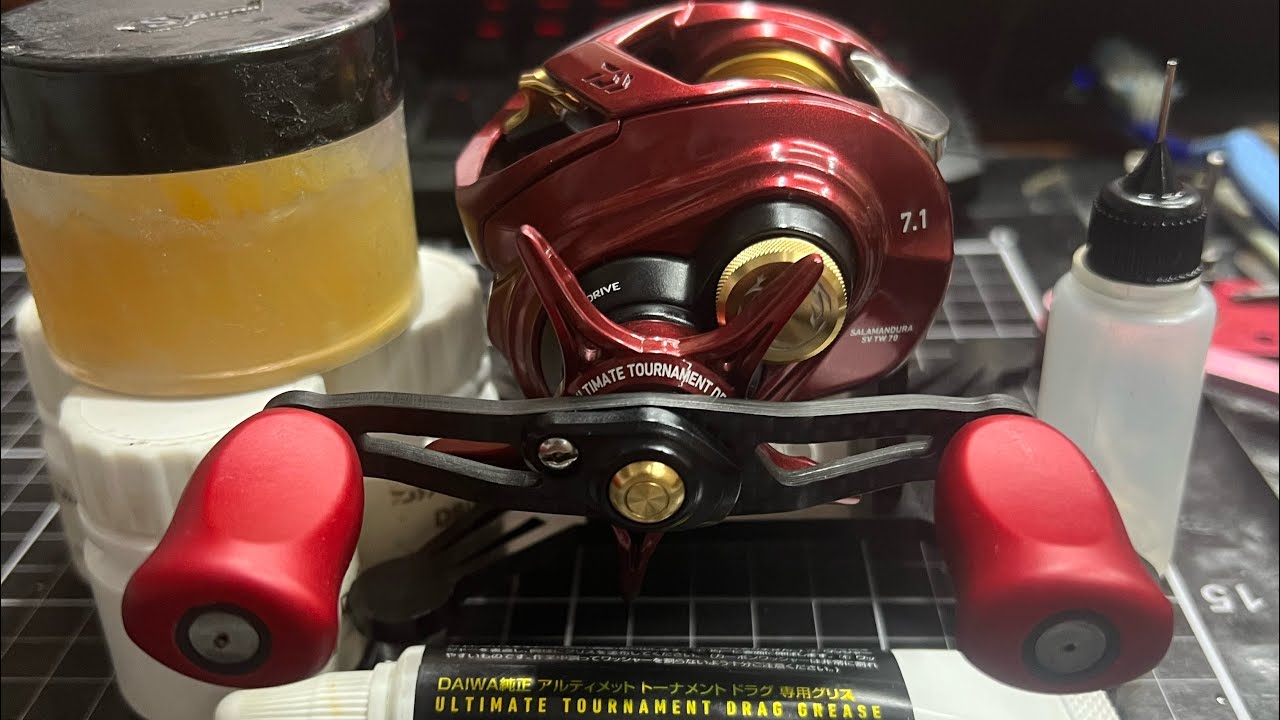 Vệ sinh bảo dưỡng Daiwa Salamandura SV TW 70HL