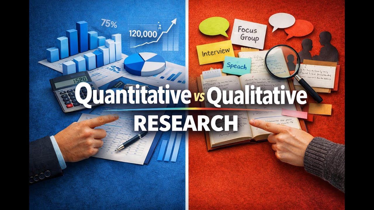 Quantitative vs Qualitative Research 🔥 | UGC NET Paper 1 Research Aptitude | June 2026