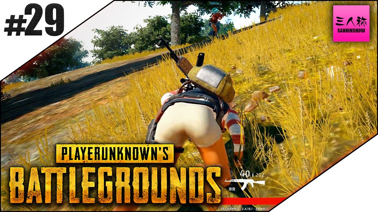 #29【生放送】ぺちゃんこ,鉄塔のPLAYERUNKNOWN'S BATTLEGROUNDS(PUBG)【三人称】