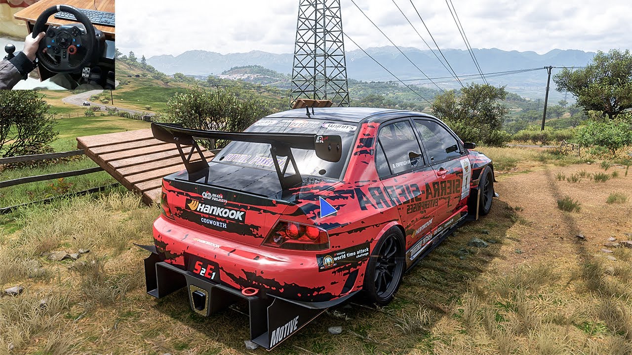Mitsubishi #1 Sierra Lancer Evo Time Attack - Forza Horizon 5 | Steering Wheel Gameplay