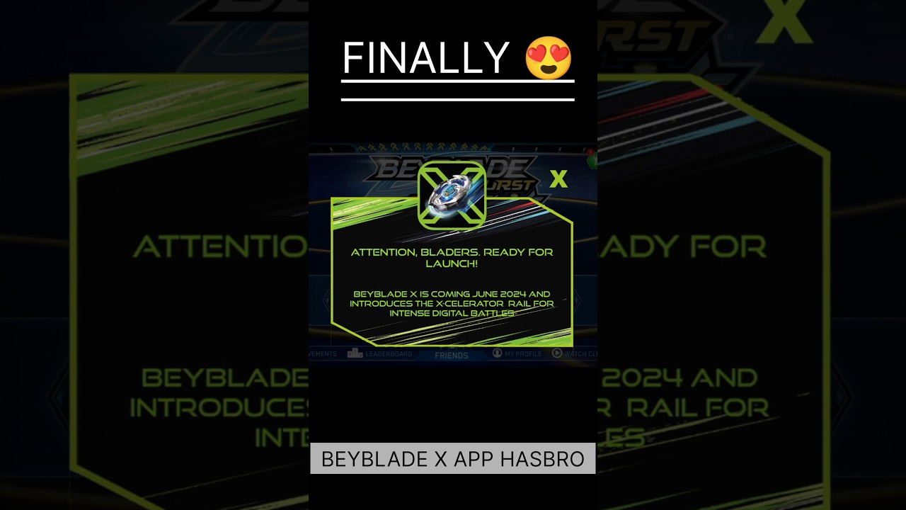 Beyblade X App Hasbro Release !!! Finally #beyblade #beybladegame #shorts