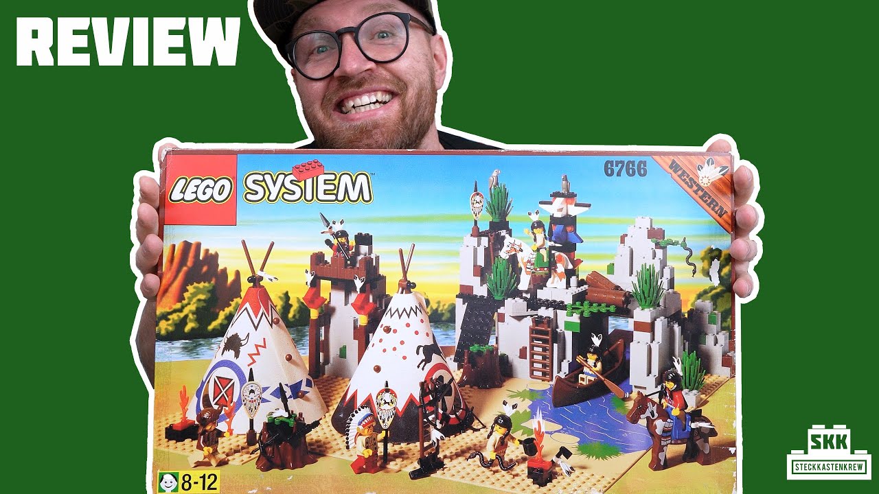 Spielwelt mit Wow-Effekt: LEGO® 6766 Dorf der amerikanischen Ureinwohner von 1997 [Review]