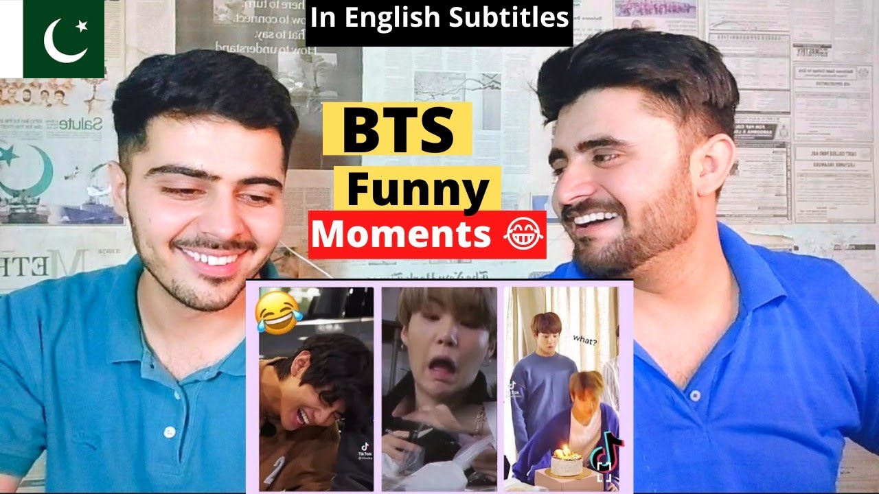 Pakistani Reaction on BTS Funny Moments 😂 | BTS Funny Tiktok Edits Compilation