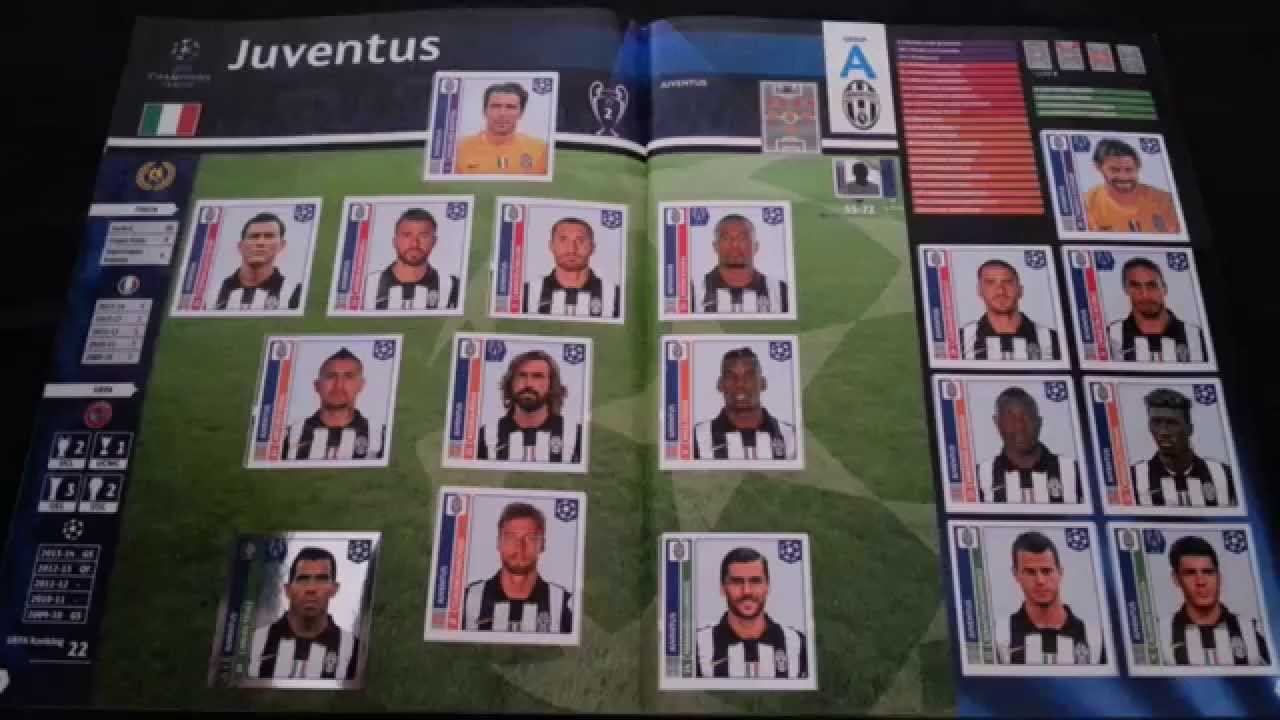 MY PANINI ALBUM UEFA CHAMPIONS LEAGUE 2014 2015 (100% COMPLETE)