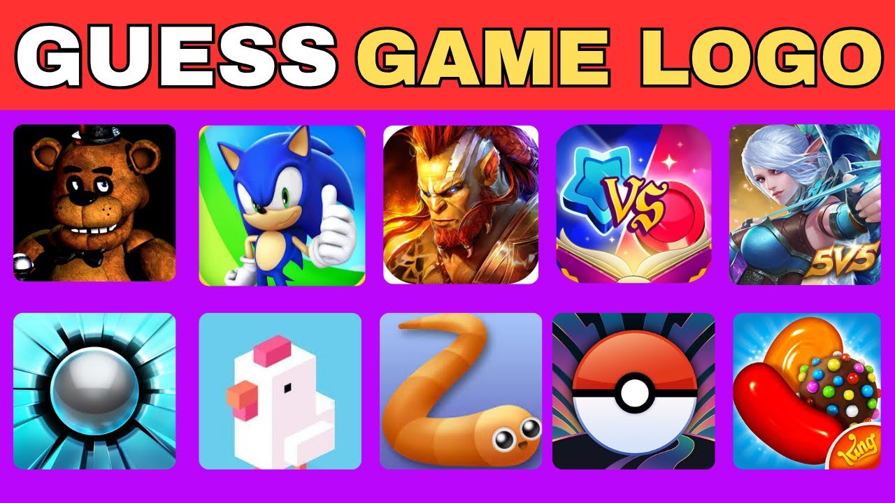Guess The Game Logo in 3 Seconds | 80 Famous Game Logos | Logo Quiz