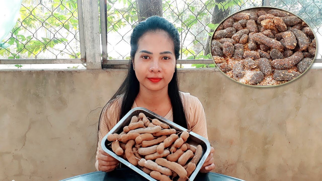 How To Make Spicy Tamarind (ដំណាប់អំពិលទុំ) - Tamarind Candy Recipe