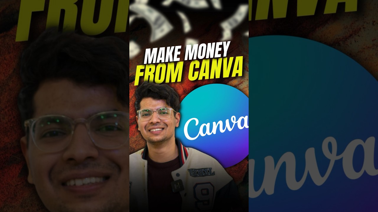 Make Upto 1.5 Lakh Per Month Using Canva! 🤑🔥 #sidehustle #makingmoneyonline #makemoneyfromhome