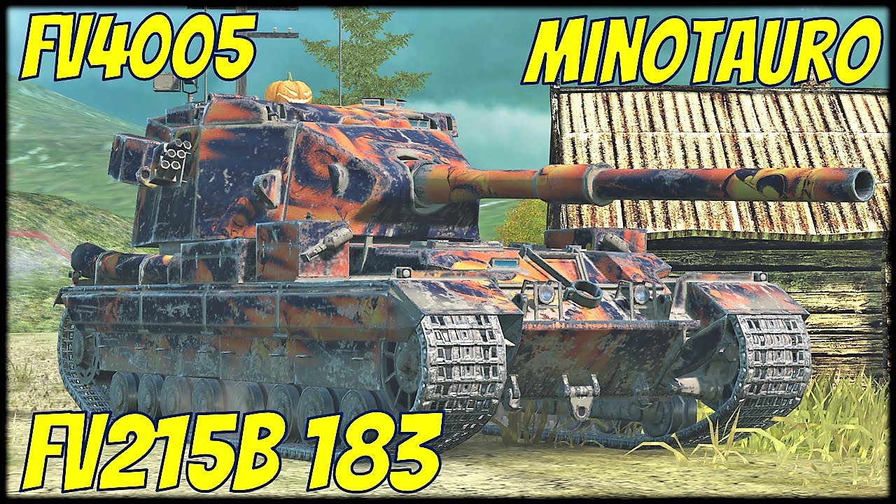 FV215b 183, FV4005 & Minotauro ● WoT Blitz