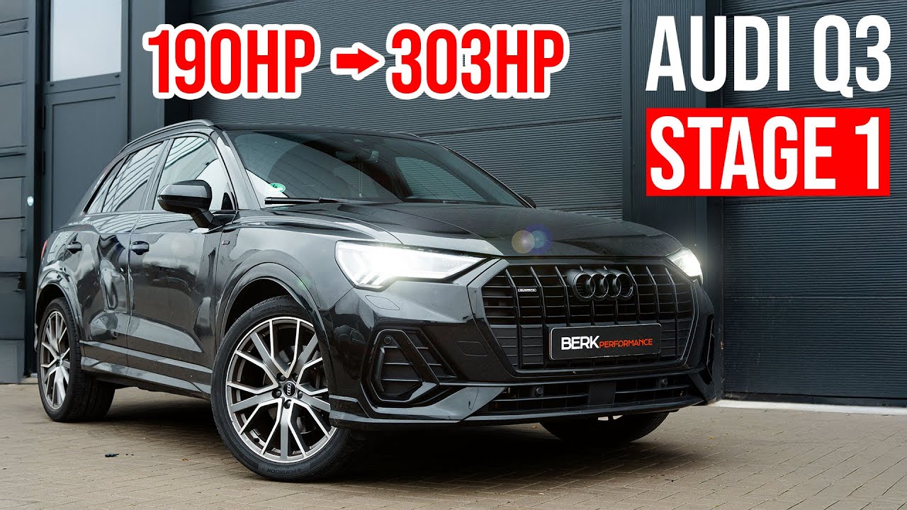 Тюнинг Audi Q3 40 TFSI Stage 1: 303 л.с. и 437 Нм | Динамометрический тест стандартной и тюнингов...