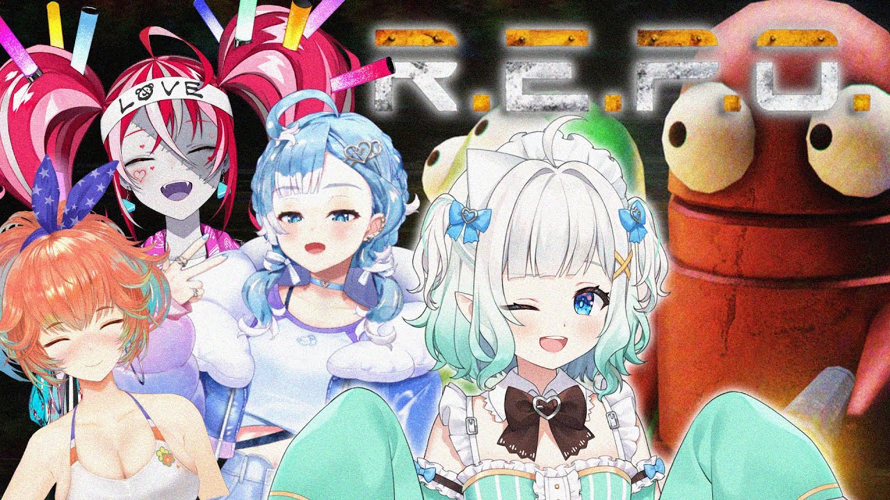 【R.E.P.O. COLLAB with Kiara, Ollie, Kobo】ghost infiltration!【Maid Mint Fant&ocirc;me】
