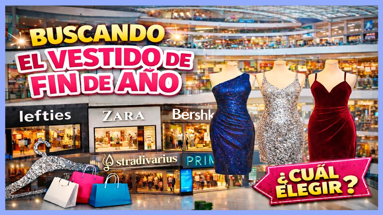 En busca del Vestido para Fin de Año 👗 Shopping por Barcelona | Tatiana Esteban