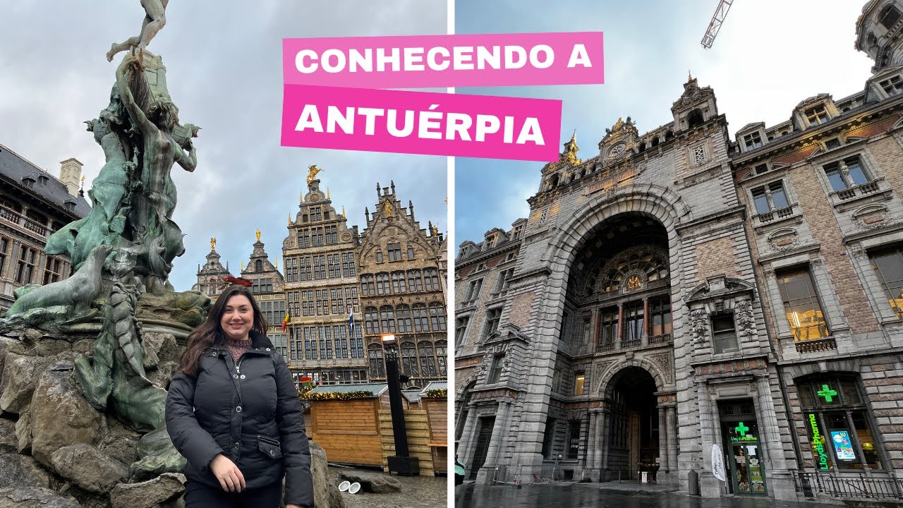 UM DIA EM ANTUÉRPIA - TREM DE AMSTERDAM PARA BÉLGICA