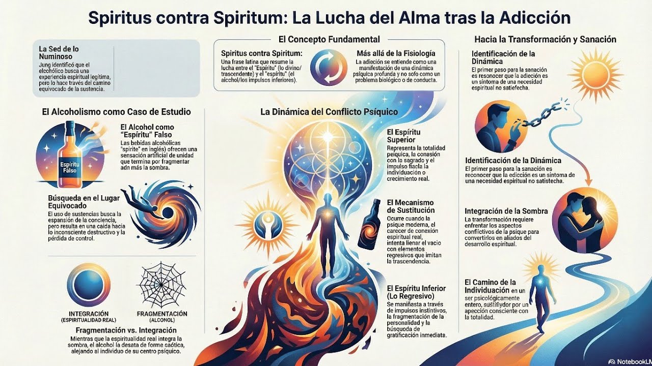 SPIRITUS Contra SPIRITUM: La BÚSQUEDA ESPIRITUAL DESVIADA en el ALCOHOLISMO | Carl Gustav Jung