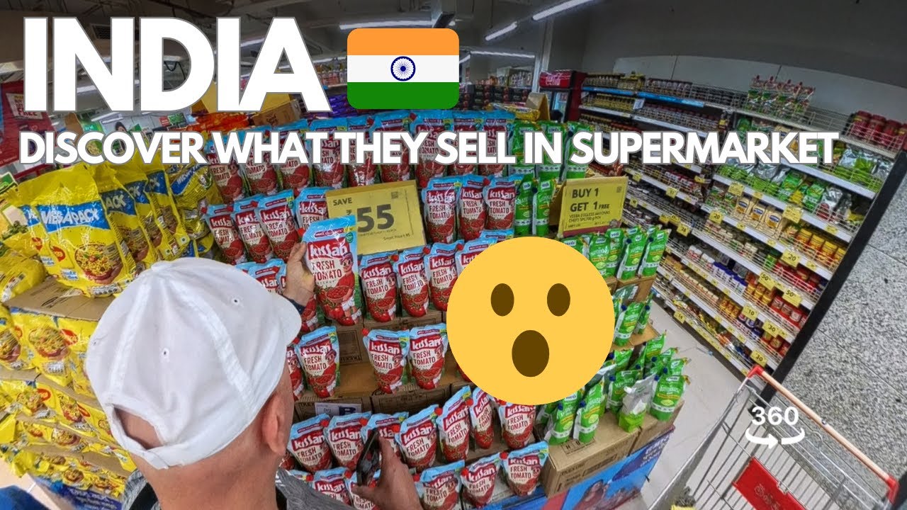 What Do They Sell In Indian Supermarkets? 360° Grocery Store Walkthrough