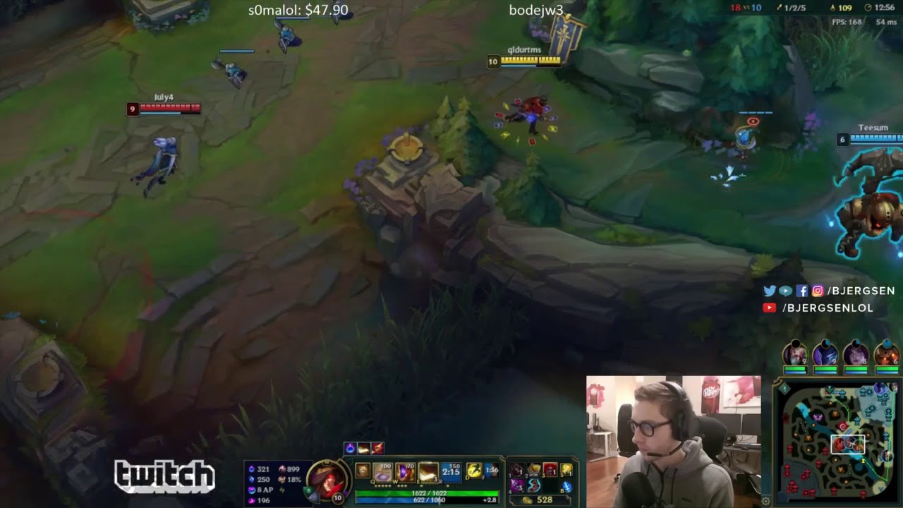 Bjergsen | TWISTED FATE vs TALIYAH | TF Mid | Challenger Gameplay | Patch 8.11