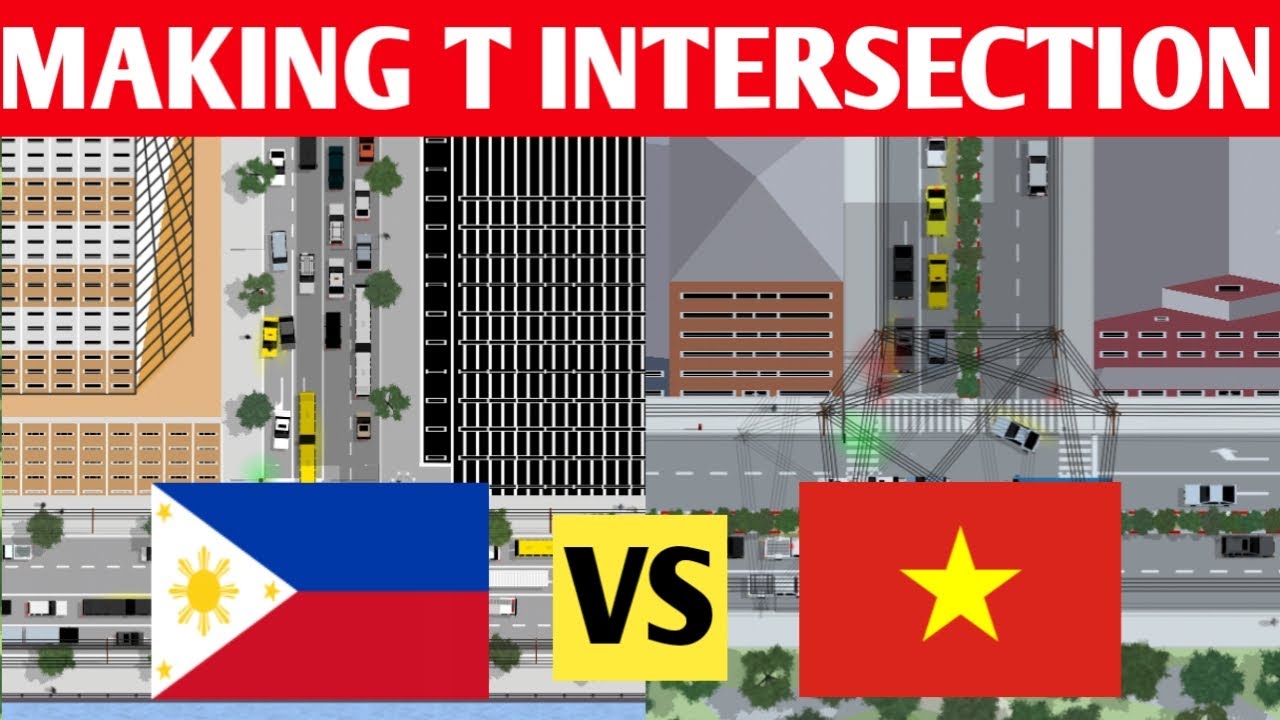 PHILIPPINES VS VIETNAM MAKING T INTERSECTION | INTERSECTION CONTROLLER GAME