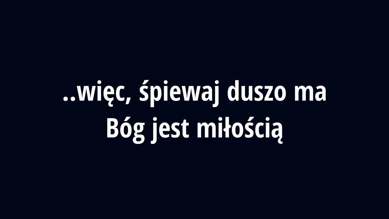 Bóg jest miłością